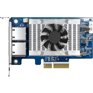 Qnap Dual-port (10GBASE-T) 10GbE network expansion card, Intel X710, PCIe Gen3 x4