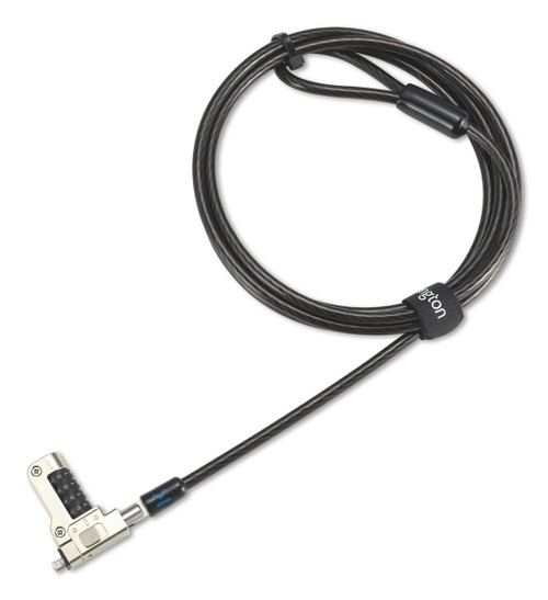Kensington Slim N17 2.0 Serialized Combination Laptop Lock for Wedge-Shaped Slots - K65096WW