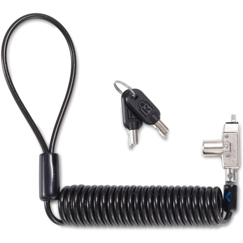 Kensington Slim N17 2.0 Portable Keyed Laptop Lock for Wedge-Shaped Slots - Custom Keyed - K60512