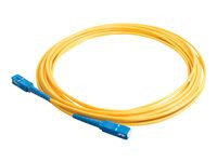 C2G 20M SC-SC 9/125 OS1 Simplex Singlemode Fiber Optic Cable (Plenum-Rated) - Yellow - 34856