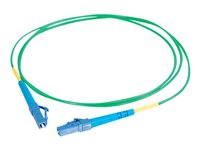C2G 1M LC-LC 62.5/125 OM1 Duplex Multimode Fiber Optic Cable (Plenum-Rated) - Green - 37570