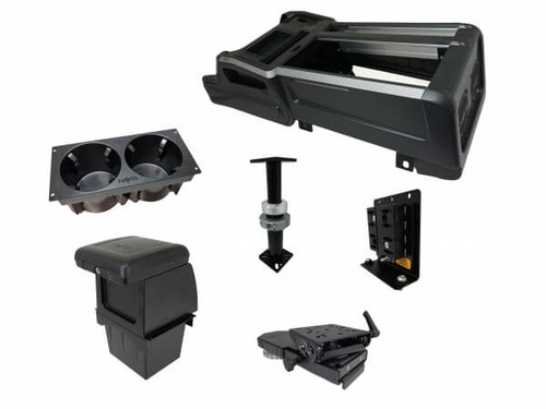 Havis Package - Wide VSX Console with Front Printer Mount for Laptop Docking Stations for 2021 Chevrolet Tahoe PPV & SSV - PKG-VSX-1800-TAH-PM-1