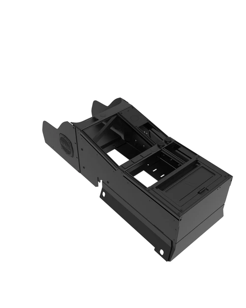 Havis Vehicle-Specific 12.5in Wide Medium Height Angled 15in Console with Internal PocketJet 6 & 7 Printer Mount for 2021-2023 Chevrolet Tahoe Police Pursuit Vehicle - C-VSW-1005-TAH-PM