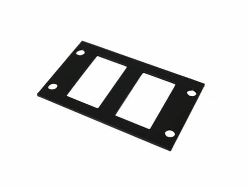 Havis Equipment Bracket for Wide VSW Consoles, Fits Dual USB or Switch Panel - C-EBW20-USB2-1P