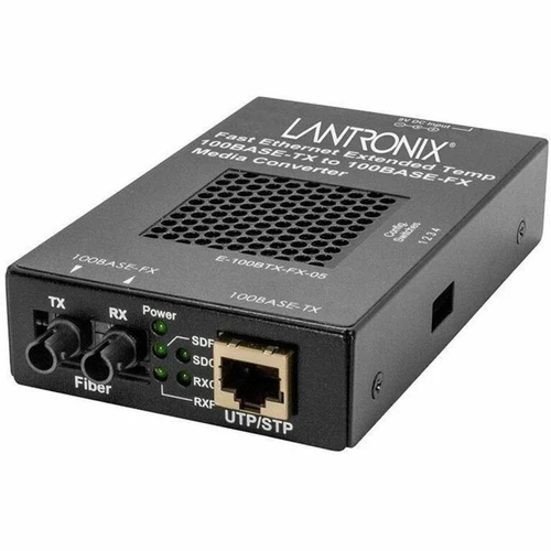 Transition 100MBS TX to FX High Temp Converter (SC-HT) W/OZ PS - E-100BTX-FX-05(SCHT)-OZ