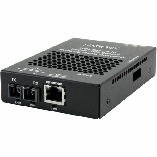 Transition 10/100/1000B-T to 1000BASE-X SM SC 10K with SA Power Supply - SGFEB1014-130-SA