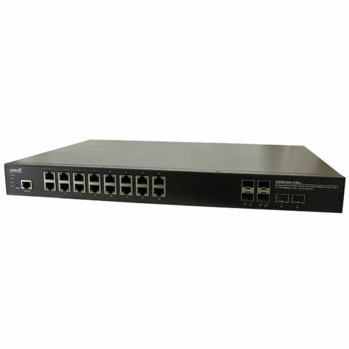 Transition Managed Hardened PoE+ Switch, (16) 10/100/1000Base-T PoE+, (4) 100/1000 SFP, (2) 1G/10G SFP+ - SISPM1040-3166-L-OZ