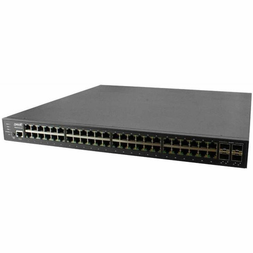 Transition 48-Port Gigabit PoE+ with (4) 1G/10G SFP+, Single AC P/S Modular - SM48TAT4XA-RP-BR