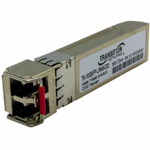 Transition Transceiver - SFP+, 1000Base-LX/10GBASE-ER, 1G/10G, SM Duplex LC, DWDM channel 30, 40km, 3.3V, DMI - TN-10GSFP-LR4M-D30