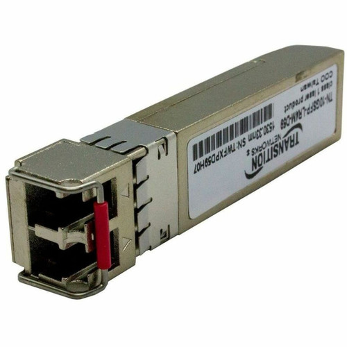 Transition Transceiver - SFP+, 1000Base-LX/10GBASE-ER, 1G/10G, SM Duplex LC, DWDM channel 59, 40km, 3.3V, DMI - TN-10GSFP-LR4M-D59