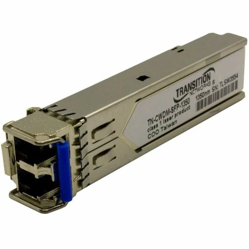 Transition Transceiver - SFP, CC, 1000BASE-LX, 1350NM, SM LC, 80KM, 3.3V - TN-CWDM-SFP-1350