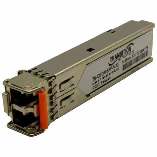 Transition Transceiver - SFP, CC, 1000BASE-LX, 1410NM, SM LC, 80KM, 3.3V - TN-CWDM-SFP-1410