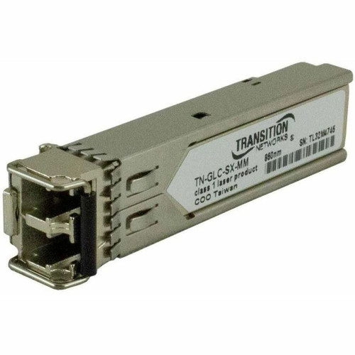 Transition Transceiver - SFP, CC, 1000BASE-SX, MM LC, 550M, 3.3V for API - TN-GLC-SX-MM-AP