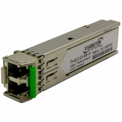 Transition SFP,CC, 1000BASE-LX,1550NM, 1.25G, SM LC,150KM, 3.3V,DMI - TN-GLC-ZX-SM-15