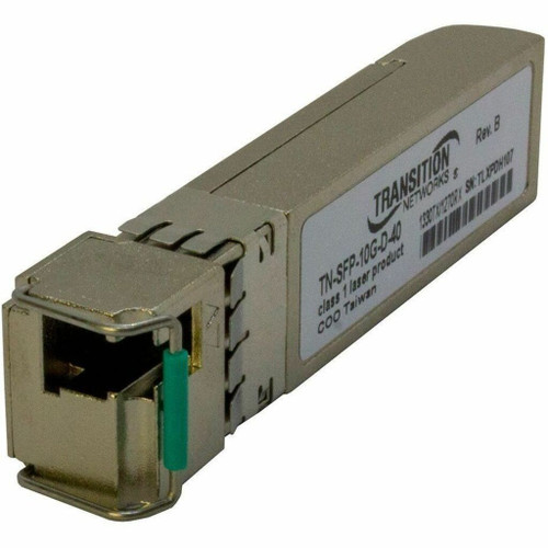 Transition Transceiver - SFP+,CC,10GBASE-LR,10.3G,SMSimplexLC,1330/1270,40km,3.3V,DMI - TN-SFP-10G-D-40