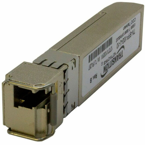 Transition Transceiver - SFP+,CC,10GBASE-LR,10.3G,SMSimplexLC,1270/1330,10km,3.3V,DMI - TN-SFP-10G-U-10