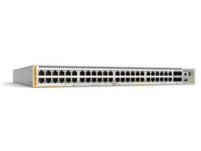 Allied Telesis JITC L3 Stackable Switch, 40x 10/100/1000-T, 8x 100M/1G/2.5G/5G-T, 4x SFP+ Ports and dual fixed PSU - - AT-X530-52GTXM-J90