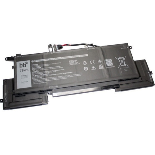 BTI Replacement for Dell Latitude 7400 2-IN-1, 9410 2-IN-1, Inspiron 14 7000 (7400), 7146W, 02K0CK, CN-02K0C5, 2K0CK, 0C76H7, CN-0C76H7, C76H7, WD8P8 , 11.4V 6842mAh, 78 WHR 6 Cell Li-lo - 7146W-BTI