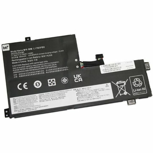 BTI Replacement for Lenovo 100E Chromebook 2ND GEN 81M8 100E 2ND GEN 81MA 100E 2ND GEN 82GJ 300E 2ND GEN 82GK 300E Chromebook 2ND GEN 81M8 500E Chromebook 2NMEBOOK S340-14 81TB 11.25V - L17M3PB0-BTI