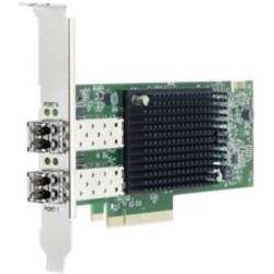 Dell Emulex LPe35002 Dual Port FC32 Fibre Channel Host Bus Adapter, PCIe Low Profile - 406-BBTF