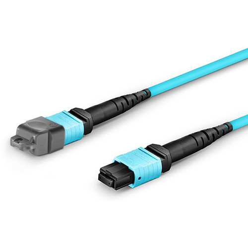 CCX Om4 Fiber Cable Mtp(F) 40Gbe to 4X Lc 10Gbe Breakout Plenum 3M Qsfp Polarity Round - HA0E13J11-003M5