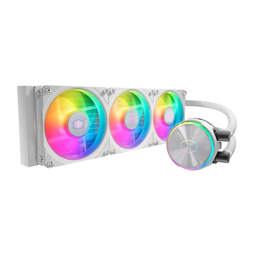 MasterLiquid PL360 Flux White Edition CPU Liquid Cooler - Thumbnail 3