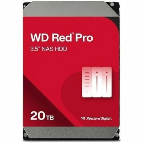 Qnap WD Red Pro 20TB Nas HDD - 3.5 Inch SATA 6Gb/S 7200 RPM 512MB Cache for Raid Network Attached Storage. Wd201Kfgx - 7211320T-7050000-000-RS