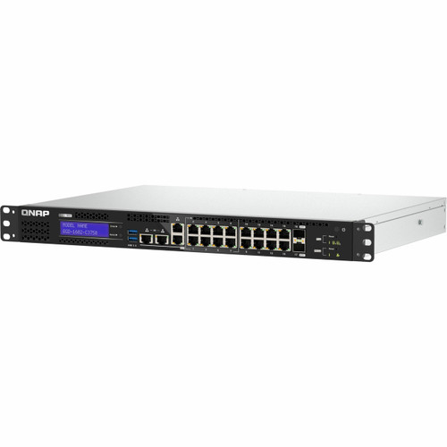 Qnap 8 2.5Gbe Ports (2.5G/1G/100M), 8 1Gbe Ports, 2 SFP+ 10Gbe(10G/1G), Intel Atom C3558, 8Gb DDR4 Sodimm Ram (Max 64Gb), Equipped With Qts, 2 X 2.5 SSD/HDD, 2 X PCIe Gen 3 Slots, 2 X Usb3.0 - QGD-1602-C3558-8G-US