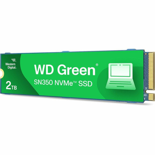 SanDisk 2TB Western Digital Green Sn350 PCIe NVMe M.2 2280 - Experience Fast Performance With Cost-Effective NVMe Technology That Outperforms Traditional SATA Drives. - WDS200T3G0C-00AZL0