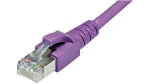 Enet Cat6A Category 6A Shielded 10G 500Mhz 26Awg Patch Cord Booted Snagless 20Ft Gray - Lifetime Warrant - C6A-SHGY-20-ENC