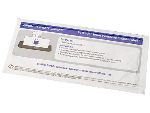 Brother 8.50 in x 11in, Printhead Cleaning Sheet for PocketJet printers, 15 sheets per carton - LBX096001