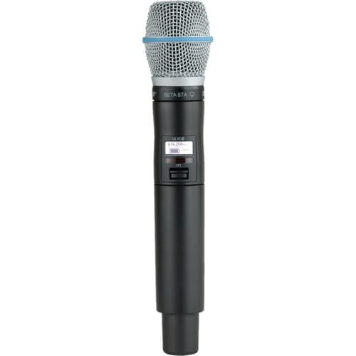 Shure Handheld Transmitter with Beta 87A Microphone - Aes 256-Bit Encryption for Applications for Which Secure Transmission Is Needed - ULXD2/B87A=-H50