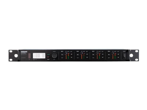 Shure ULXD4Q-GV Quad-Channel Digital Wireless Receiver - Frequency Band Version: 572 &Ndash; 616 Mhz (J50A) - ULXD4QGV=-J50A