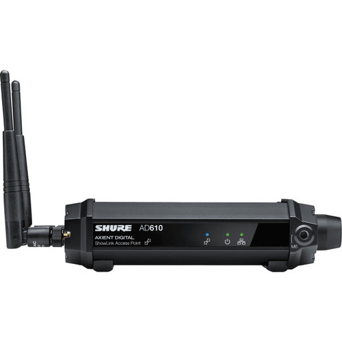 Shure Diversity Showlink Access Point, Poe, Without Power Supply, Real-Time Control Of Up to 24 Adx Transmitters - AD610