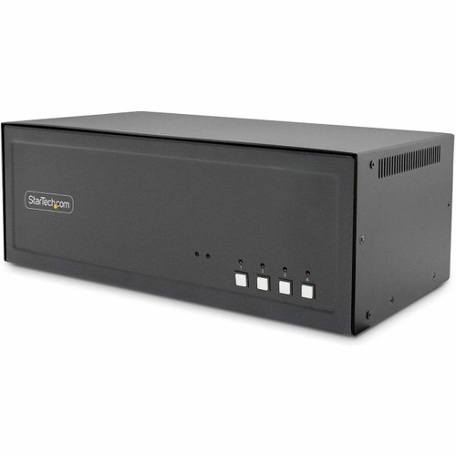 Smartavi 4-Port Qh Secure Pro Dvi-I KVM W/Audio And Cac - SA-DVN-4Q-P