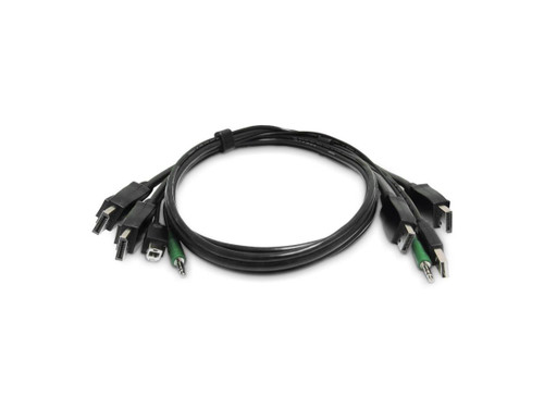 Smartavi System Cable - USB A, USB B, Displayport, 3.5 Mm Audio - Displayport, USB Type B, 3.5 Mm Audio, USB a - 10Feet - SKDPMMKVM10-TAA