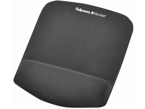 Fellowes Plush Touch Mousepad/Wristrest W/Foam Fusion Technology - 9252001