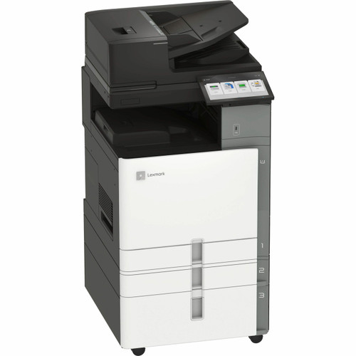 Lexmark CX963xse color A3 multifunction printer, you get reassuring versatility, exceptional sustainability, and surprising simplicity from such sophisticated technology. Boost your productivity with vivid prints up to 55 Pages per minute - 20L8550