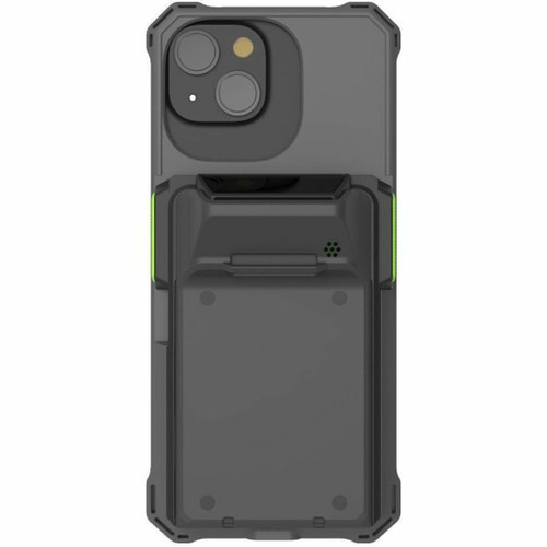 KoamTac KDC1100-ER-AIP15Plus - KDC1100 ER SmartSled Scanner for iPhone15 Plus - Scan Range: Extended Range (ER) 3. 4 to 104. 1 (88 mm to 2848 mm) - 511780