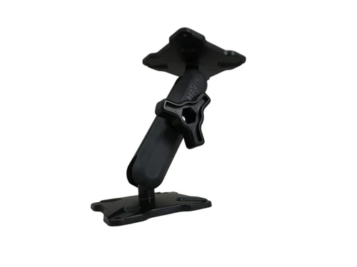 Havis Dual Ball Mount with 1.00in Knob-Style Long Housing & Two Standard Stem VESA 75 Plates - DBM-1100-KL-0303