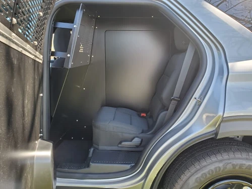 Havis K9 Prisoner Transport System For 2020-2023 Ford Interceptor Utility Black - K9-F28-PT-B