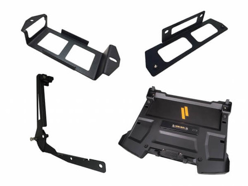 Havis Package Docking Station For Getac S410 Notebook With Power Supply Mounting Bracket & Screen Support - PKG-DS-GTC-619