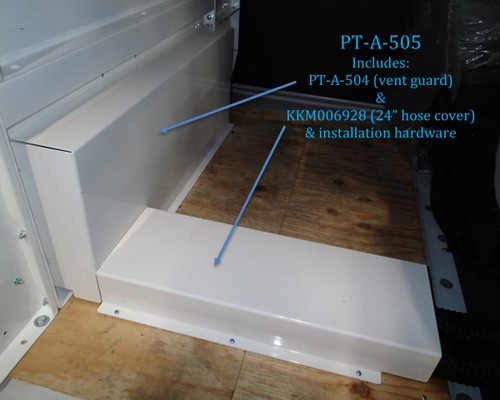 Havis Prisoner Transport option to be used with PT-A-503 vent adaptor kit - PT-A-505