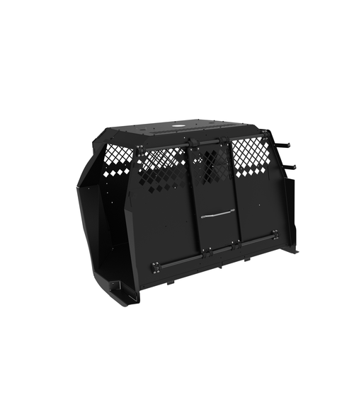 Havis Standard K9 Transport System For 2020-2023 Ford Interceptor Utility Black - K9-F28-1-B