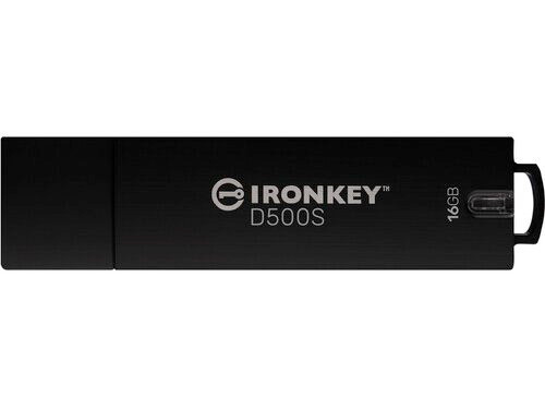 Kingston 16GB Ironkey D500s Fips 140-3 Lvl 3 (pending) Aes-256 - IKD500S/16GB