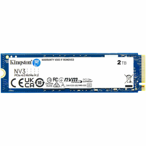 Kingston 2000g Nv3 M.2 2280 Pcie 4.0 NVMe SSD Bulk - SNV3S/2000GBK