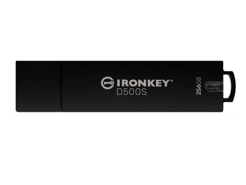Kingston 256GB Ironkey D500s Fips 140-3 Lvl 3 (pending) Aes-256 - IKD500S/256GB