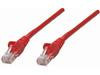 Intellinet RJ45 Male / RJ45 Male, 30.0 M (100 Ft.), Red - 320658