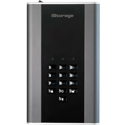 iStorage Kanguru Diskashur DT2 - 12TB HDD - USB 3.2 - 5GBPS - 12v - IS-DT2-256-12000-C-X