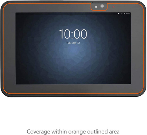 Infocase Tempered Glass Screen Protector For Zebra Et4X 8In Tablet, 9H Hardness, Oleophobic Finger Print Resistant Coating, Easy Installation - INF-SG-ZEB-ET4X8